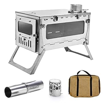 hot tent stove titanium