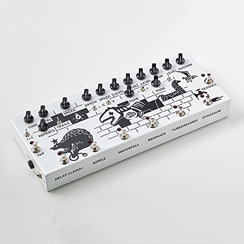 JAM Pedals �}���`�G�t�F�N�^�[ Pink Flow Analog Handmade Multi-Effects Pedal [���s�A���i]