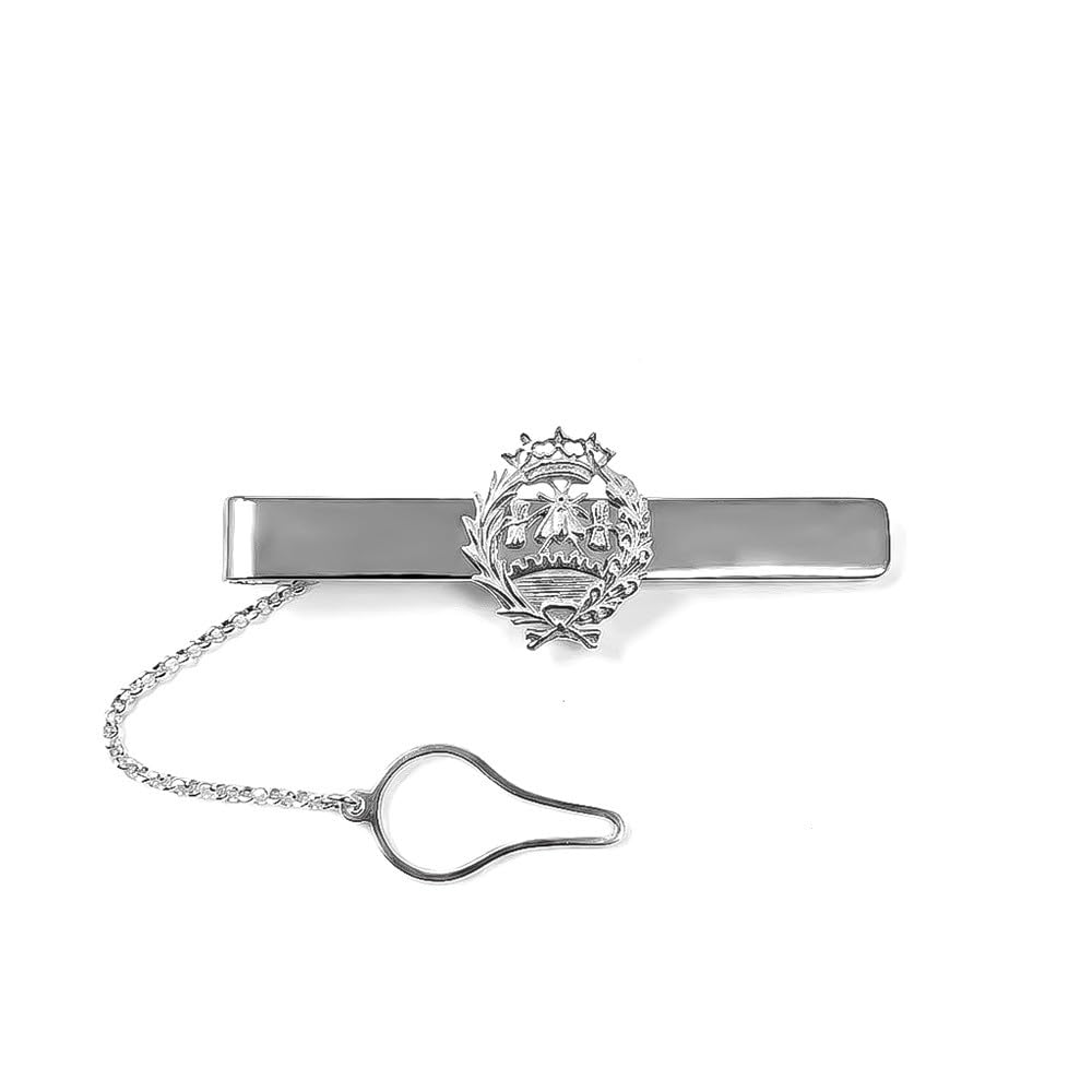 Professionelle Krawattennadel, 925er Sterlingsilber, 54 mm. Gravur im Preis inbegriffen. – Personalisierbar – GRAVUR IM PREIS INBEGRIFFEN