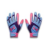 Under Armour Boys' Youth Clean Up Baseball Gloves, (452) Ceylon/Super Pink/Super Pink, Medium