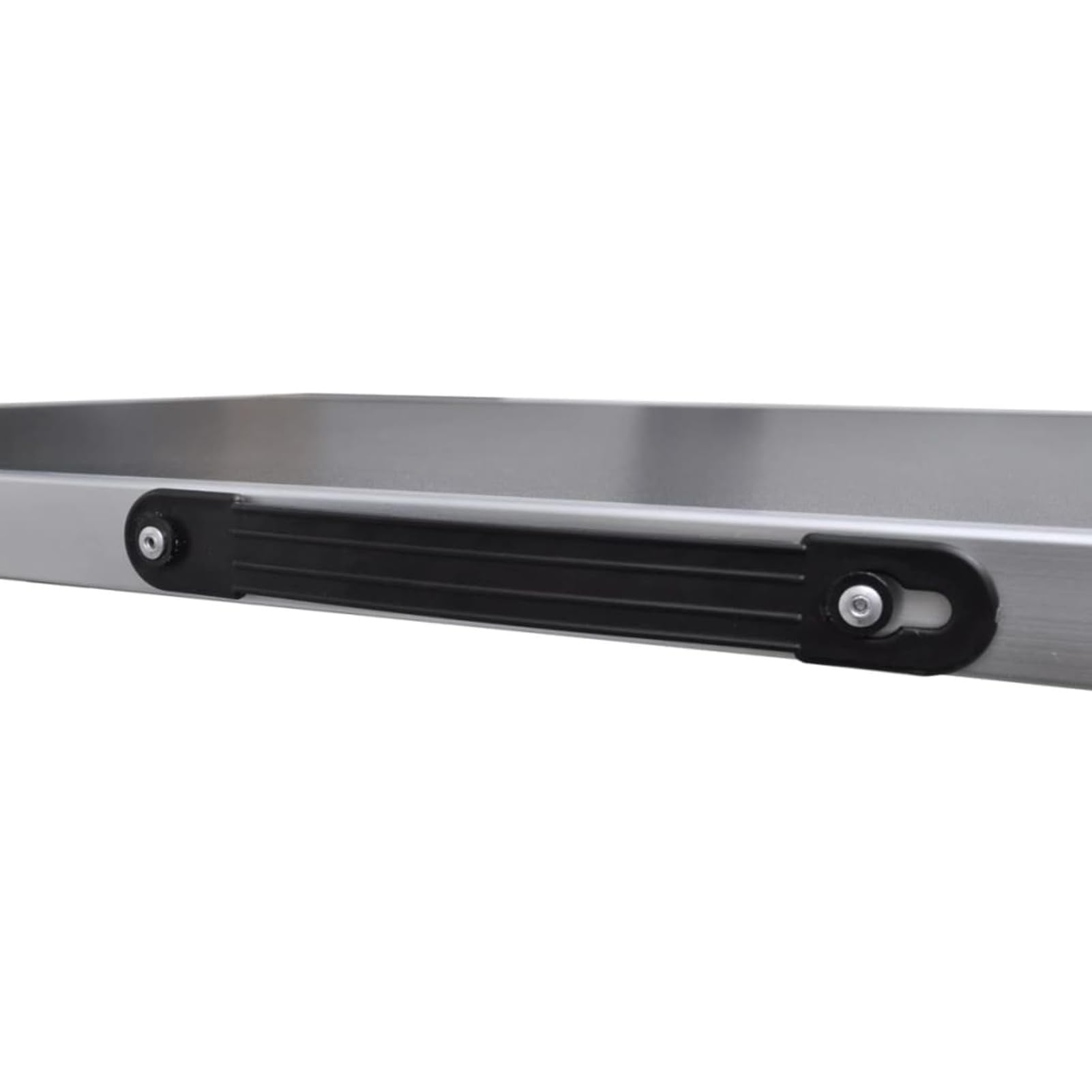 Gecheer Tapeziertische 3 STK Klappbar, leichte und platzsparende Multifunktionsmöbel, 100 x 60 cm MDF-Tischplatte mit Eisenbeinen, schwarz, zusammenklappbar für Marktstände, Partys und Heimwerken