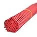 Ougual 50 pièces Fibre Diffuseur Recharge Bâtons de Remplacement pour Parfum Arôme (20cm*3mm, Rouge)