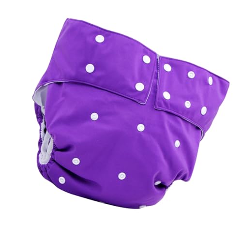 COLLBATH Adult Nappy Large Leak Proof Diaper Pocket Waterproof Cloth Diaper Cover Absorbent Pad Comfortable for Old Man