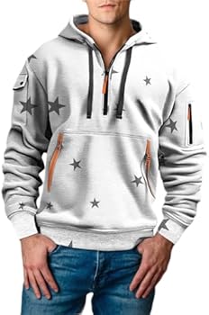 Generisch Trui trendy fleece capuchon sweatshirt voor heren winter