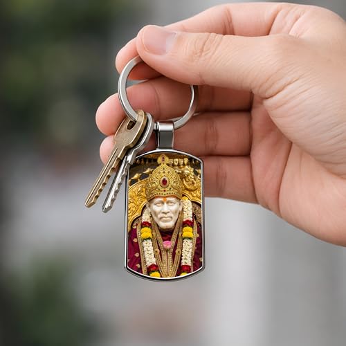 Image of Premium Printed Metal Keychain for Men & Women | High-Definition Artwork Print | Durable Key Ring for Car, Bike, Home & Office Keys | Stylish Decorative Key Holder Gift