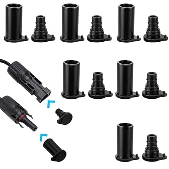 Molain PV-Stecker Staubschutzkappen – 6 Paar Sili Produktbild-Vorschau 3