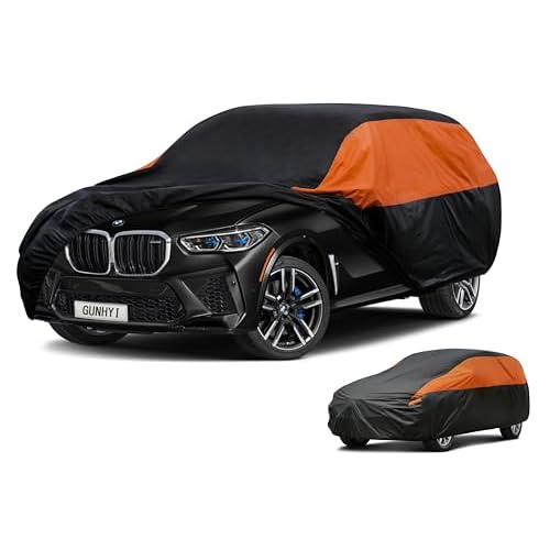 BMW Car Cover Custom Fit BMW X5 (2007-2024) Waterproof All Weather for Automobiles, Lightweight Full Exterior Cover Outdoor Sun UV Rain Dust Snow Wind