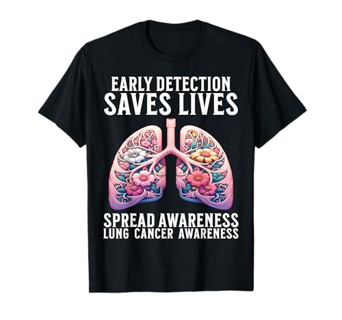 Lung Cancer Awareness Products Support Lung Cancer Gifts T-Shirt