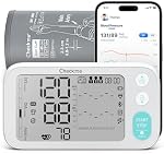 Checkme Blood Pressure Monitor for Home Use include Pregnant Women & Diabetics, Bluetooth Blood Pressure Machine, Dual Display, XL Size Cuff 22-45cm, 2x250 Storage, Voice Broadcast, Work with APP