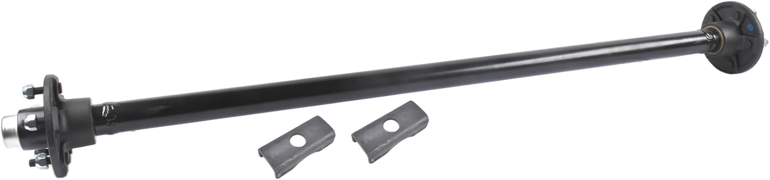 Rated for 2000 lbs Trailer Axle 54" Hub Face 5 x 4.5 Idler Hubs, 5-Lug, for Small Boat Trailers & Campers Light-Duty Applications