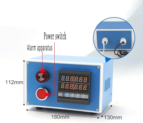 Contatore di Lunghezza Digitale - Misuratore di Lunghezza Meccanico con Display HD, Funzione di Controllo 0-999999, Sistema di Allarme per Pesca con Cavo, Lenza, Filo di Seta,