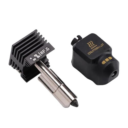 Zunate Hardened Steel 0.6mm Hotend for 3D Printer, All Metal High Extruder with Ti Alloy Throat and Copper Heating Block for 350℃ Printing