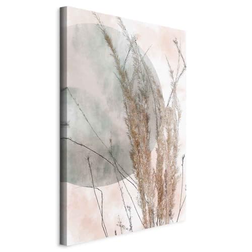 murando - Wandbilder Natur 40x60 cm Vlies Leinwandbild 1 tlg Kunstdruck Wandbilder XXL Wanddekoration Design Wand Bild - Pampasgras Pflanzenmotiv Schilf Zweige b-A-0710-b-a