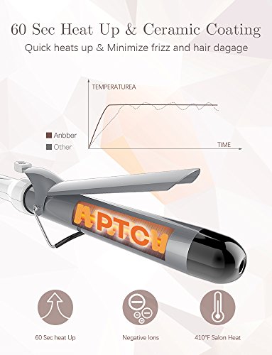 Ferro Arricciacapelli 32mm Pro, per Capelli Lunghi...