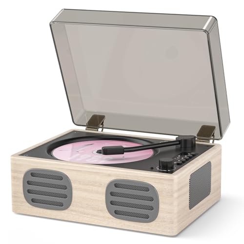 MANGOSTAN Retro Bluetooth CD Player – Vintage Design