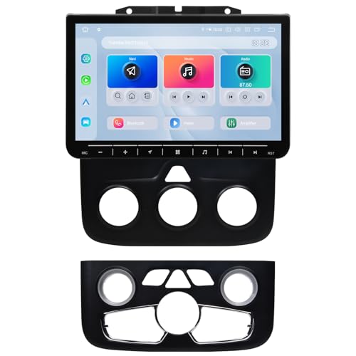 Dasaita 8GB+256GB Car Stereo Radio for 2013-2018 Dodge Ram 1500 2500 3500, Wireless Apple Carplay & Android Auto, Plug and Play 10.2'' Android13 GPS Navigation Head Unit, Voice Control, 4G LTE/5G WiFi