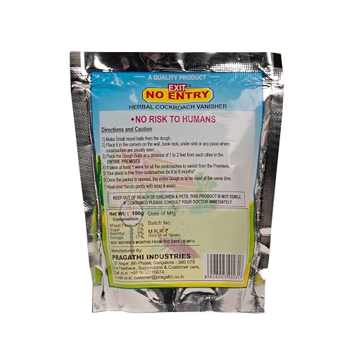Image of Anti-Cockroach Repellent Paste - 100gm | Herbal Cockroach and Pest Vanisher | Household Cockroach Control Paste - Pack of 2 Repellent