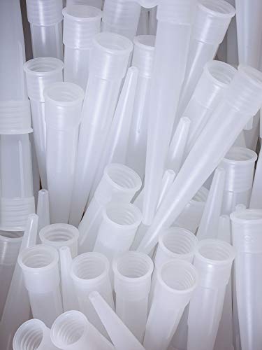 Preisvergleich Produktbild Tüllen für Silikonkartusche transparent Silikontüllen Ersatzspitzen Silikonspitzen Kartuschenspitzen Kartuschendüsen Silikondüsen by kör4u (25)