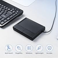 Perixx PERIPAD-504 Touchpad kabelgebunden – USB – Scroll- und Zeigefunktion,Grand - 105 mm x 55 mm – Ansicht 2
