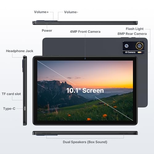 29% Off ZONKO 10.1" Android 16 Tablet - 12GB RAM - Image 8