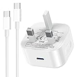 Samsung USB C Charger Plug and Cable 1M, Samsung Fast Charging USBC Plug and Type C Lead for Galaxy S25 S24 S23 S22 S21 S20 A56 A55 A54 A53 A52S A16 A15 A14 A13 A36 A35 A34 A33 A32 A05S A50 A70 A71 - Image 1