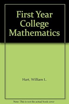 Hardcover First Year College Mathematics Book