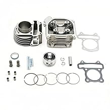 50mm Bore Cylinder Head Kit for GY6 50cc to 100cc Engine with 69mm Valves scooter taotao kazuma ATV Moped