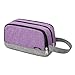 Toiletry Bag Small, Yeiotsy Color Clash Durable Travel Toiletry Kit Wash Bag for Kids Outdoor Activities (Purple)