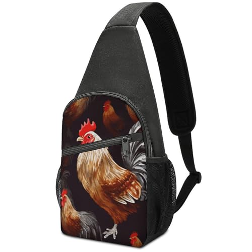 Sac à dos de voyage et sac bandoulière Shine Rooster pour homme