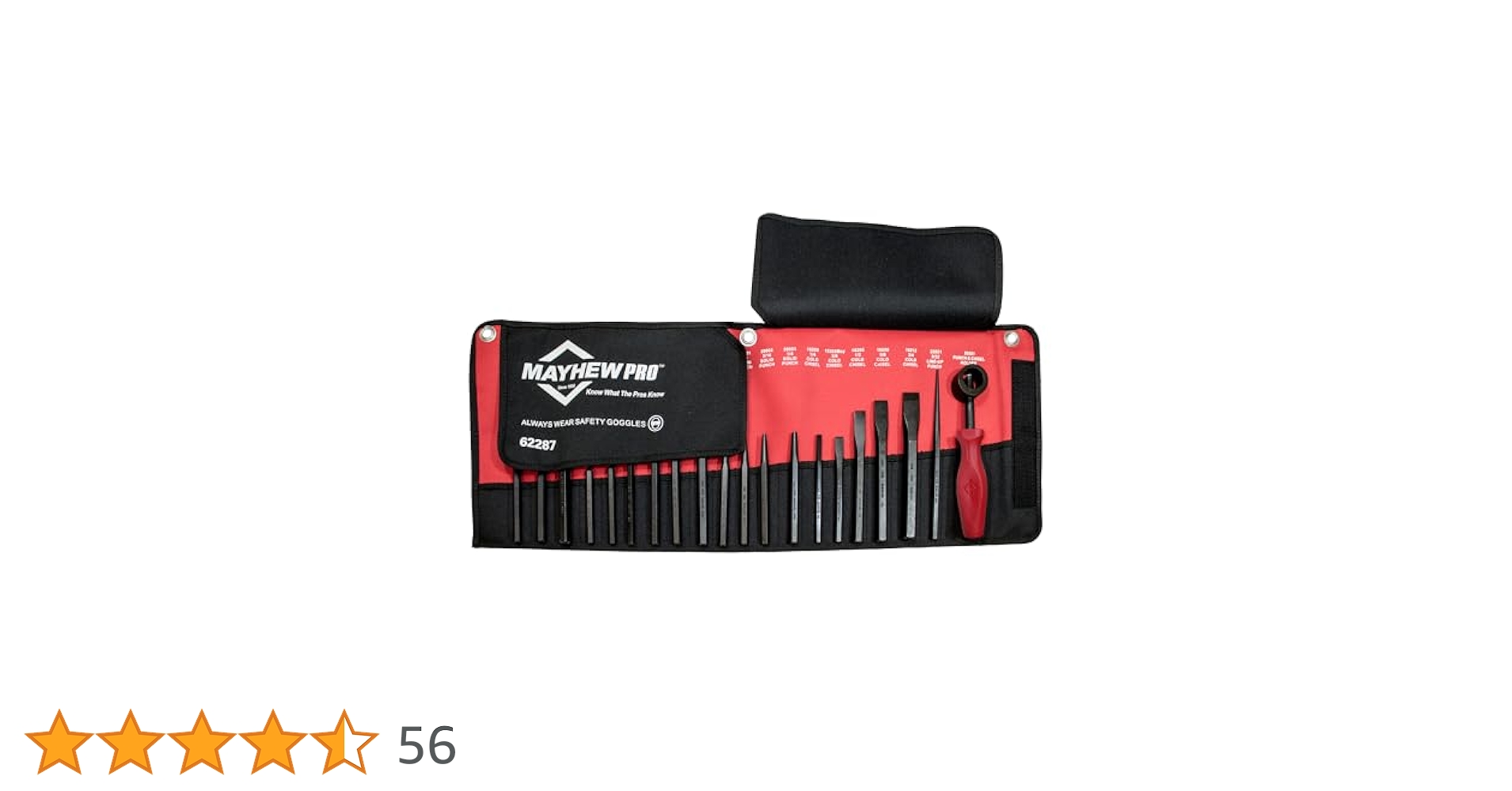 Amazon | Mayhew 62287 Pro Series Punch and Chisel Set (20