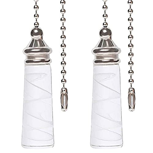 Image of 2 Sets Pull Chain Extension with Connector Replacement for Ceiling Light Ceiling Fan Lighting Pendant Pull Chain Blades Ceiling Fan with Lights (CC)
