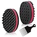 Magic Twist Hair Sponge, Barber Hair Brush Sponge, Styling Tool For Afro Curl, Coils, Dreadlocks (2 Pack)