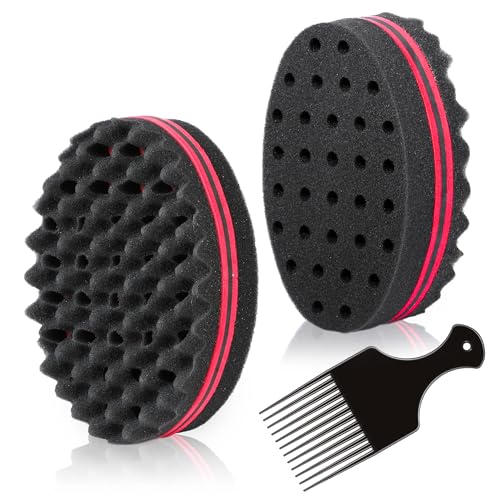 Magic Twist Hair Sponge, Barber Hair Brush Sponge, Styling Tool For Afro Curl,...