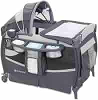 Amazon.com : Baby Trend Deluxe II Nursery Center, Misty Grey