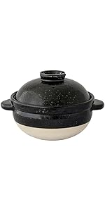 Amazon｜長谷園 かまどさん 土鍋 五合炊き 直径約26×高さ21.5cm 伊賀焼