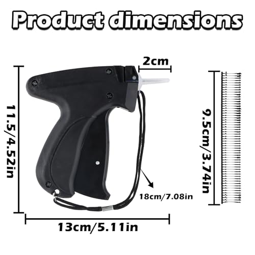 Miniatura 2 de Disnace Fijador Rápido De Ropa, Pistola De Etiquetado Para Ropa, Máquina De Coser De Reparación Rápida De Prendas, Dispositivo De Fijación Rápida, Pistola Para Prendas De Costura Negro
