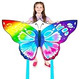 Kaiciuss Dream Butterfly Drachen für Kinder und Erwachsene, einreihiger Stil, leicht zu fliegen,...