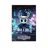 Hitecera Game Anime Poster Cute Hollow Knight Poster Decorative Painting Canvas Wall Art Living Room...