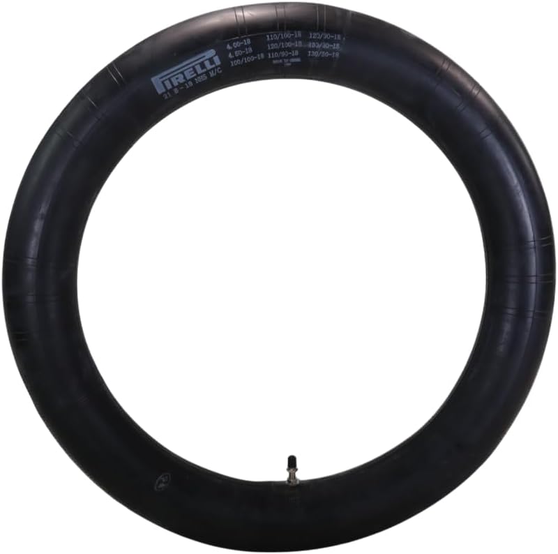 Pirelli Heavy Duty Off-Road Inner Tube – Fits 100/100-18 to 120/100-18 Dirt Bike Tires; Butyl Rubber Tube with TR-4 Metal Valve Stem for Motocross, Enduro, and Cross-Country Riding; NHS Off-Road Use