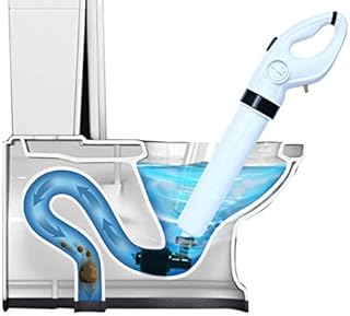 FEIYABDF Toilet Plunger, Drain Unblocker, Powerful Manual Pneumatic Dredge Equipment. High Pressure Air Drain Blaster Cleaner High Efficient, Applied to Kitchen, Bathroom, Clogged Pipe.
