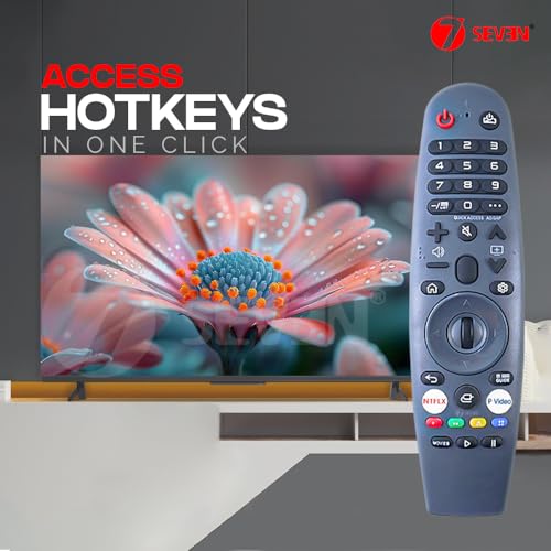 Image of 7SEVEN Compatible Hyundai Tv Remote Original 55UDHYW1I5 Model 55 Inch Ultra HD Frameless Web OS Smart Led Television Without Voice Command Replica of Genuine Remotes Control