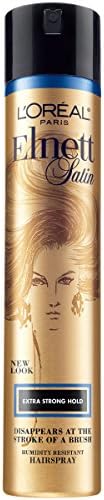 L'Oreal Paris Elnett Satin Extra Strong Hold Hairspray 11 Ounce (1 Count) (Packaging May Vary)