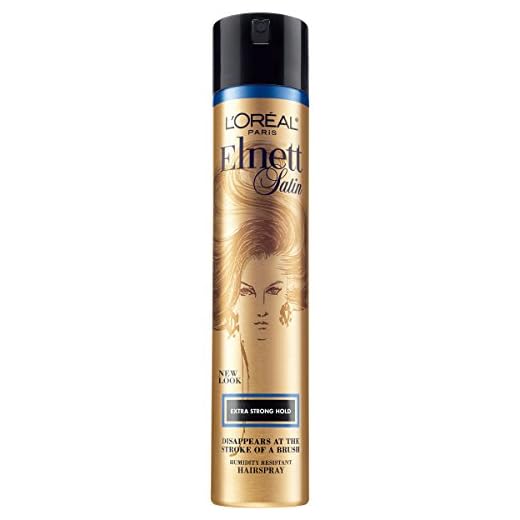 L'Oreal Paris Elnett Satin Extra Strong Hold Hairspray 11 Ounce (1 Count) (Packaging May Vary)