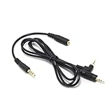 Ancable 2.5mm/3.5mm Talback/Chat Cable Kit for Xbox 360 - Xbox One - Playstation 4 Astro Headsets Enthusiast