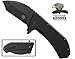 Off-Grid Knives - OG-850B Hawkbill Blackout, Hard Use EDC Folding Knife - Titanium Nitride Coating and Cryo Japanese AUS-8 Blade, G10 Handle, Reversible Deep Carry Clip