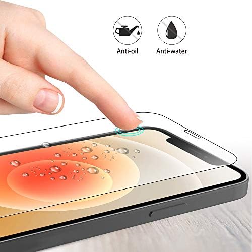 4youquality Screen Protector for iPhone 12 and iPhone 12 Pro (6.1-Inch), Tempered Glass Film, 2-Pack, [LifetimeWarranty][Impact-Resistant][Anti-Scratch][Anti-Shatter]