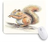 Die rutschfeste Gummirückseite hält das Mauspad an Ort und Stelle.