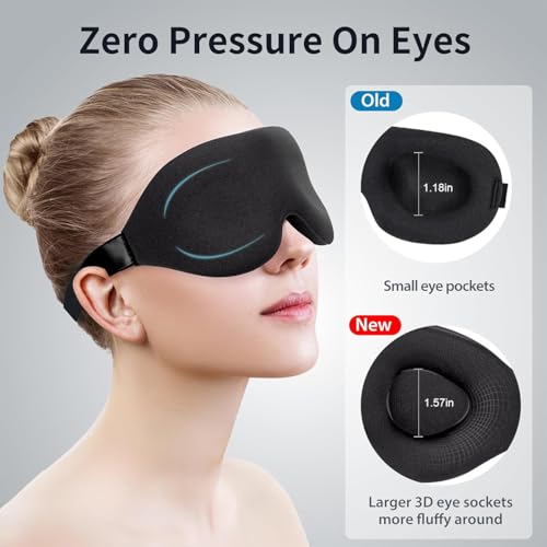 Lyrovo 3D Contoured Eye Mask photo 4