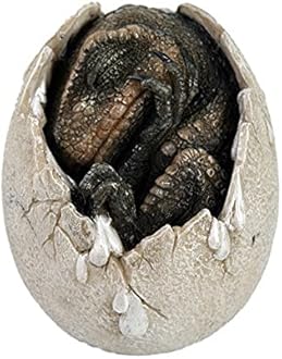 Pacific Giftware Jurassic Era Predator Tyrannosaurus Rex in Egg Dinosaur Figurine Hatchling Collectible Sculpture