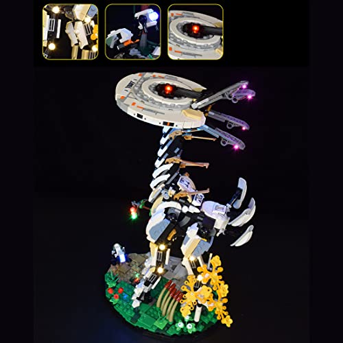 DIYAA LED Beleuchtungsset für Lego 76989 Horizon Forbidden West Langhals,DIY LED-Licht Kompatibel mit Lego 76989… – Bild 7